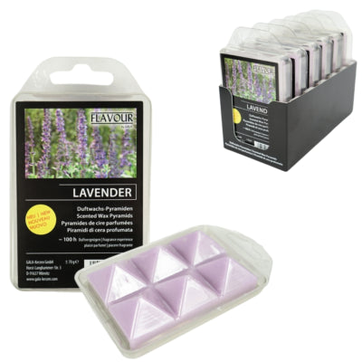 Load image into Gallery viewer, Gala waxmelts pyramide lavendel 6 stuks | 12 stuks
