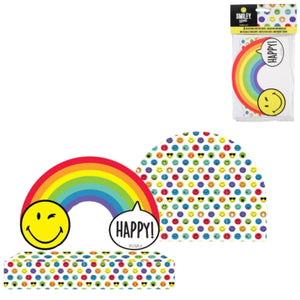 Amscan uitnodigingskaarten met envelop smiley 16 cm 8 stuks | 36 stuks
