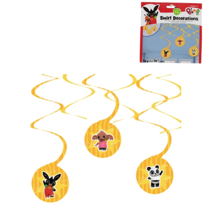 Laden Sie das Bild in Galerie -Viewer, Amscan spiraal hanger bing 60 cm set van 6 | 24 stuks

