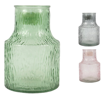 Load image into Gallery viewer, Vaas glas 20 cm 3 assorti | 12 stuks
