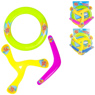 Load image into Gallery viewer, Sun fun flying frisbee set 30 cm assorti set van 3 | 12 stuks
