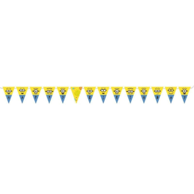 Load image into Gallery viewer, Amscan despicable me minions vlaggenlijn happy birthday 3,3 m | 36 stuks
