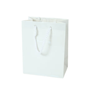 Geschenktas met koord s wit 14 cm | 60 stuks
