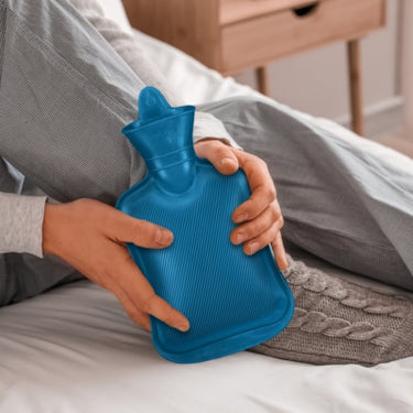 Relaxdays warmwater kruik blauw 1 l | 12 stuks