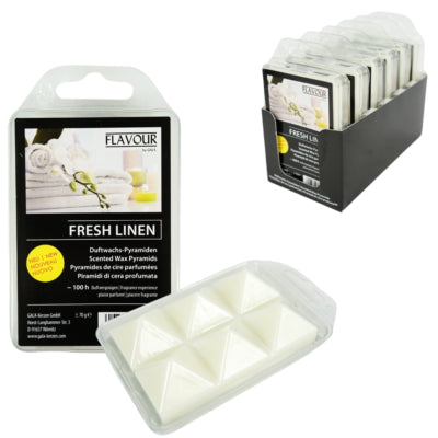Load image into Gallery viewer, Gala waxmelts pyramide fresh linen 6 stuks | 12 stuks
