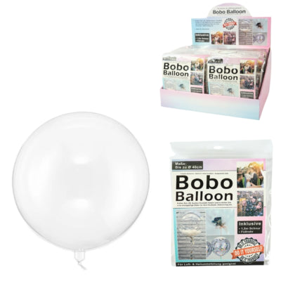 Bobo ballon vulbaar 40 cm | 24 stuks
