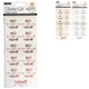 Tattoo set team bride 18 cm 3 assorti set van 11 | 24 stuks
