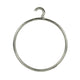 Hanger cirkel zilverkleurig 43 cm | 2 stuks
