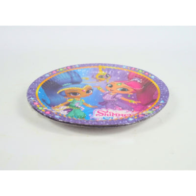 Cargue la imagen en el visor de la galería, Wegwerp bordjes shimmer shine papier 8 stuks | 30 stuks
