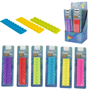 Fidget toy pop-it 16 cm 6 assorti | 48 stuks