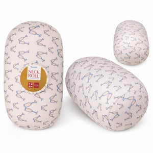 Out of the blue nekkussen rol proost champagne 15 x 30 cm | 8 stuks
