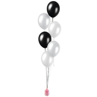 Amscan ballongewicht babyfles roze 9 cm | 24 stuks