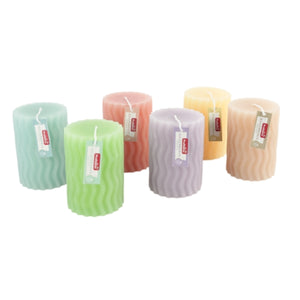 Profissimo (r) stompkaars met groeven geel 6,8 x 10 cm | 12 stuks