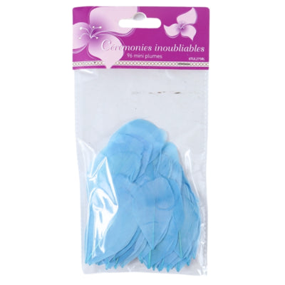ギャラリービューアに画像をロードする, Decoratie veren blauw 6 cm 96 stuks | 48 stuks
