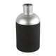 Countryfield fles vaas madelon s zwart zilverkleurig 26 cm | 6 stuks