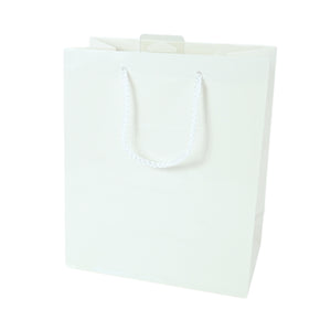 Geschenktas met koord m wit 23 cm | 60 stuks