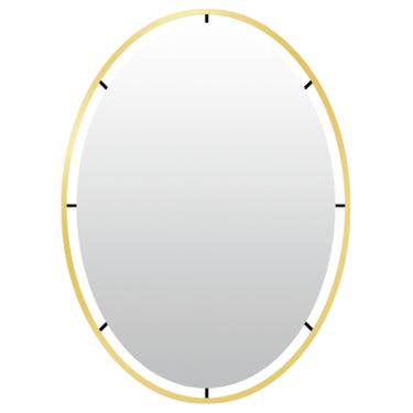 Len-fra wandspiegel salem goudkleurig 80 cm | 2 stuks