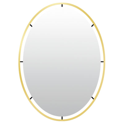Load image into Gallery viewer, Len-fra wandspiegel salem goudkleurig 80 cm | 2 stuks
