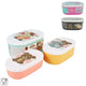 Lunchbox kids ovaal 3 assorti set van 3 | 10 stuks