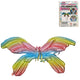 Folieballon vlinder vleugels regenboog 100 cm | 24 stuks