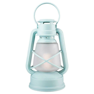 Load image into Gallery viewer, Gusta led lantaarn op batterij lichtblauw 28 cm | 6 stuks
