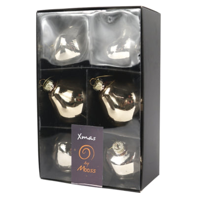 Laden Sie das Bild in Galerie -Viewer, Xmas by mooss xmas by moos kerstballen groen 8 cm 6 stuks | 12 stuks

