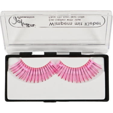Jofrika cosmetics kunstwimpers roze glitter 9,5 cm b-keus ve500 | 50 stuks
