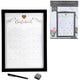 Gastenboek vingerafdruk met glitters en stift 45 cm | 6 stuks