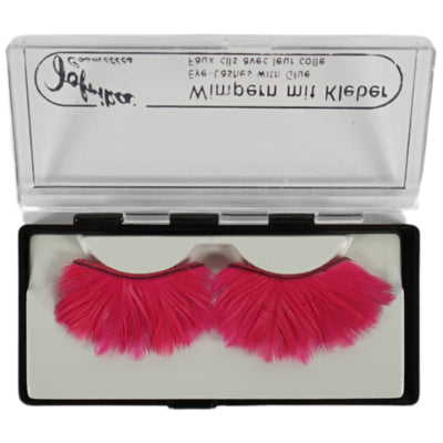 Load image into Gallery viewer, Jofrika cosmetics kunstwimpers veren roze 9,5 cm b-keus ve500 | 50 stuks
