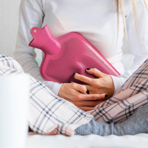 Relaxdays warmwater kruik roze 2 l | 6 stuks