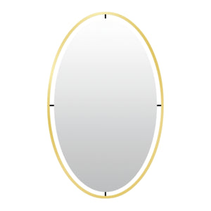 Len-fra wandspiegel salem goudkleurig 60 cm | 2 stuks