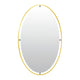Len-fra wandspiegel salem goudkleurig 60 cm | 2 stuks