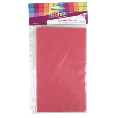 Load image into Gallery viewer, Menukaarten fuchsia 17 cm 5 stuks | 24 stuks
