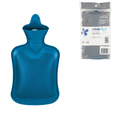 Relaxdays warmwater kruik blauw 1 l | 12 stuks