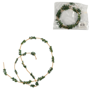 Guirlande dennentak kerst groen 120 cm | 48 stuks