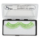 Jofrika cosmetics kunstwimpers groen zilver 9,5 cm b-keus | 60 stuks