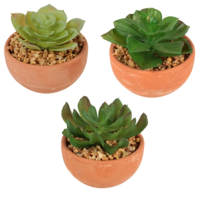 Laden Sie das Bild in Galerie -Viewer, Kunstplant in pot 9 cm 3 assorti | 12 stuks
