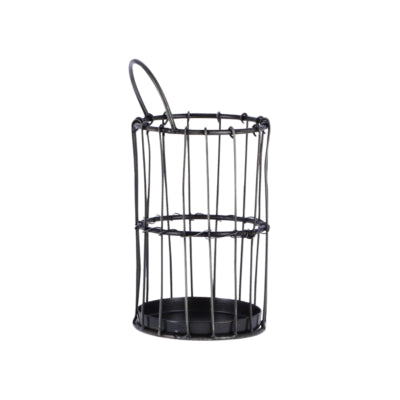 Mand jill metaal grijs 17 cm | 12 stuks