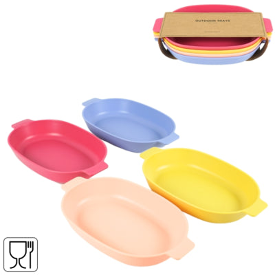 Load image into Gallery viewer, Norlander borden ovaal 24 cm set van 4 | 12 stuks
