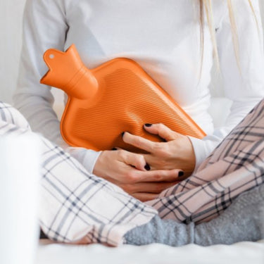 Relaxdays warmwater kruik oranje 2 l | 6 stuks