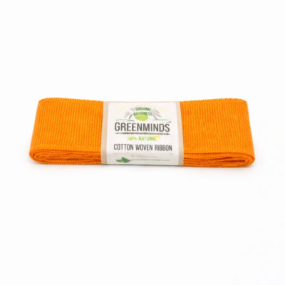 Greenminds lint katoen oranje 2 m | 48 stuks