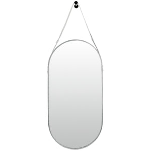 Len-fra wandspiegel miami ii zilverkleurig 50 x 100 cm | 2 stuks