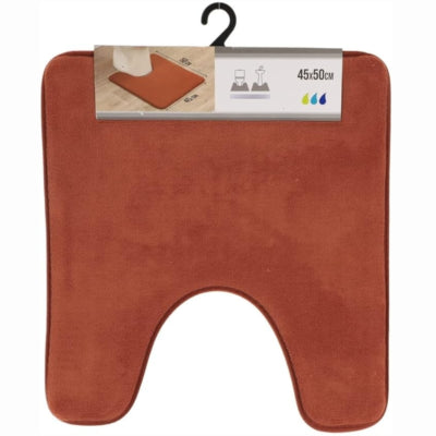 Load image into Gallery viewer, Wc mat terracotta microfiber 45 x 50 cm | 16 stuks
