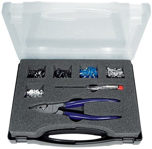 Promat tecwerk assortiment adereindhulzen | 502 delig 0,50-4,00 mm² | tang, fasetester | assortimentskoffer - 4000810404