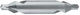 Promat tecwerk centreerboor | din 333 vorm a | nominale-d. 2 mm | hss | linkssnijdend - 4000861571