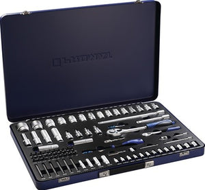 Promat tecwerk dopsleutelset | 91-delig 1 4 + 1 2 inch | sleutelwijdtes 4-32 mm | aantal tanden 20 36 6-kant - 4000821192