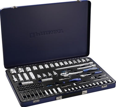 Promat tecwerk dopsleutelset | 91-delig 1 4 + 1 2 inch | sleutelwijdtes 4-32 mm | aantal tanden 20 36 6-kant - 4000821192