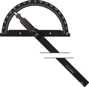 Promat tecwerk hoekmeter | gradenboog-d. 120 mm | beenlengte 150 mm - 4000858562
