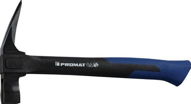Promat tecwerk lathamer | kopgewicht 600 g met magneet geruwd | zwart gelakt - 4000811132