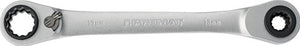 Promat tecwerk multifunctionele ratelringsleutel | 4 in 1 | 10 13 17 19 mm | 12-kt. lengte 220 mm | aantal tanden 72 - 4000821481
